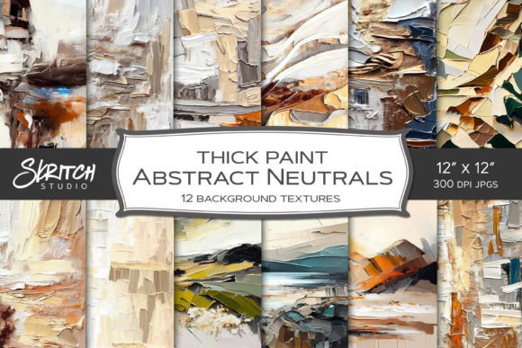 Download Thick Paint Abstract Neutral Textures - Paint Collection
