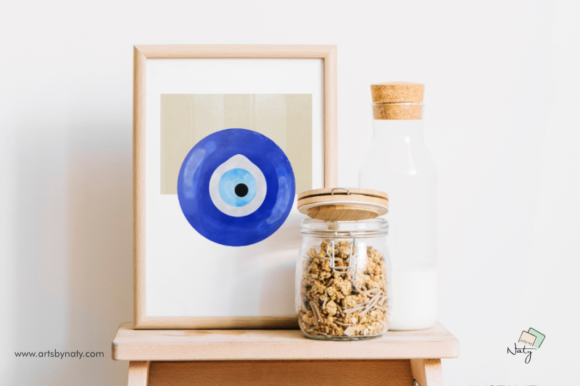 Download Evil Eye Printable Art Abstract Painting - Paint Collection