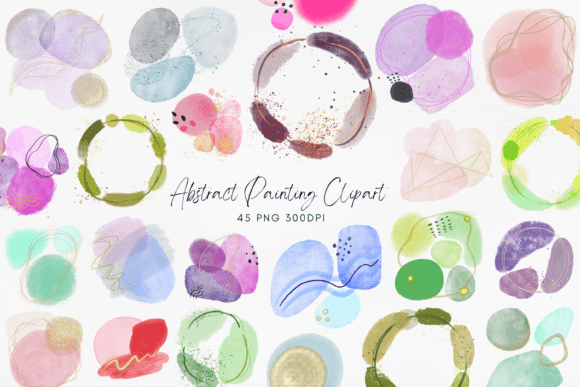 Download Abstract Painting PNG Elements - Paint Collection