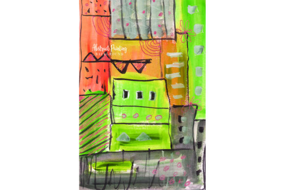 Download Building Abstract Painting Background - Paint Collection
