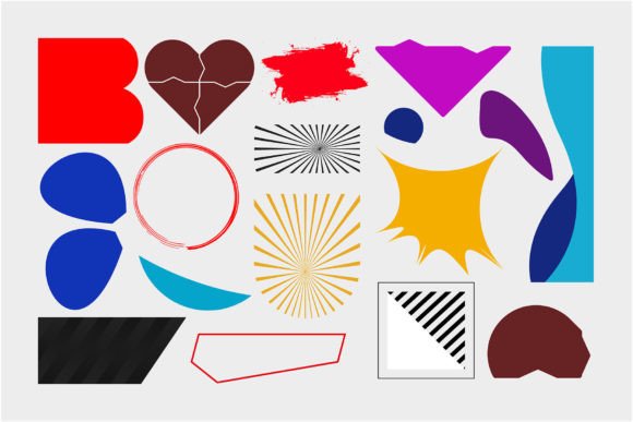Download Abstract Organic Shapes, Vector Set - Organic shapes Collection